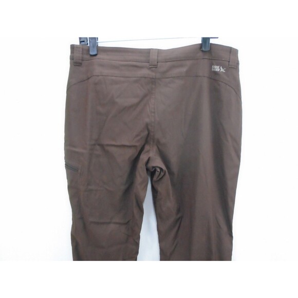 Eddie Bauer Pants Rainier Women Size 12 (34x32) Brown Fleece Lined Jogger - Picture 9 of 12